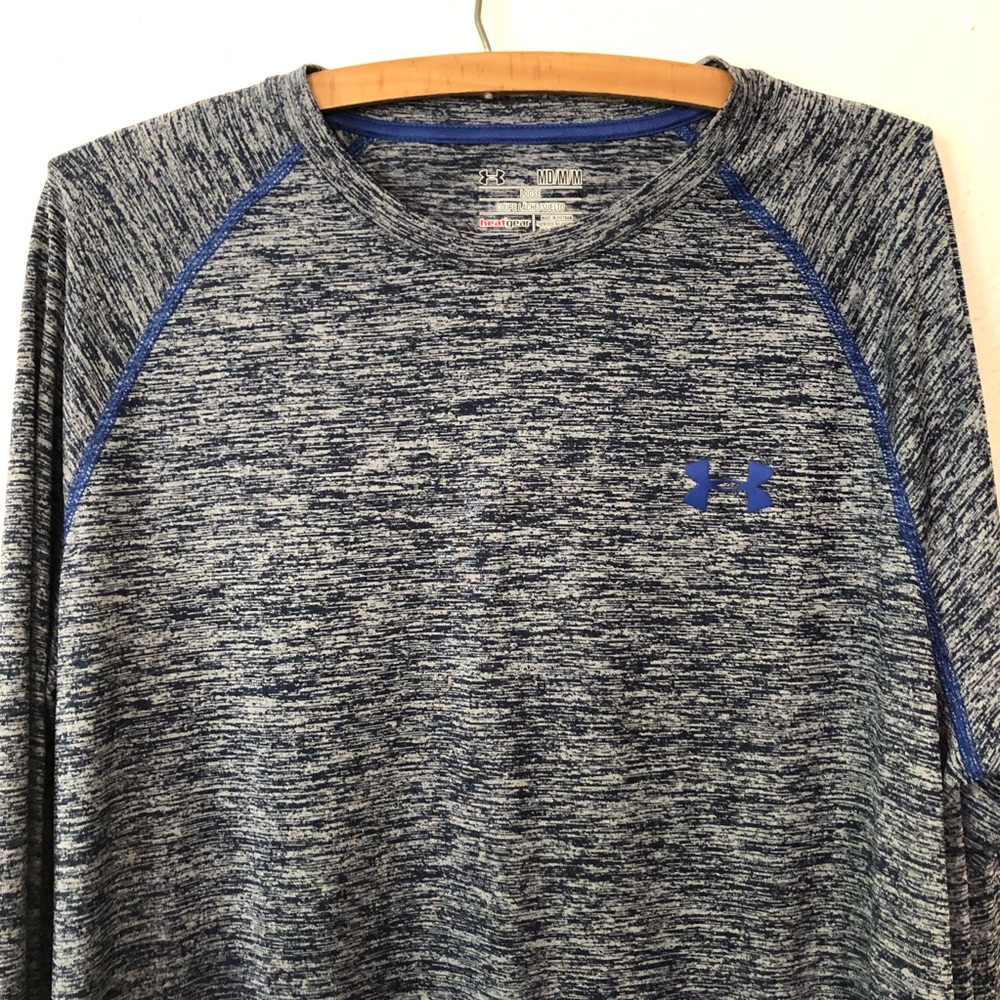 Men’s Under Armor Blue Long Sleeve Heat Gear
